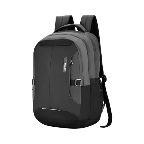Aristocrat Nextra 30L Laptop Backpack, 3 Compartments, Stylish, Grey