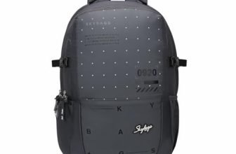 Aristocrat Nextra 30L Laptop Backpack, 3 Compartments, Stylish, Grey