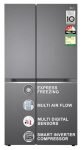 LG 655 L, 3 Star, Frost-Free Smart Inverter Double Door Side-By-Side Refrigerator (GL-B257HDSY, Dazzle Steel, Smart Diagnosis, Express Freeze | Multi Air-Flow)