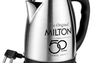 Milton Appliances Go Electric Kettle 1.8 Litre I 3X Protection – Dry Boil, Auto Shut Off, Overheat I 1350 Watt I Super Fast Boiling I Stainless Steel I 360° Power Base I 1 Year Warranty