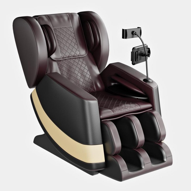 Lifelong LLM551 Full Body Massage Chair with Recliner Massager(Brown)