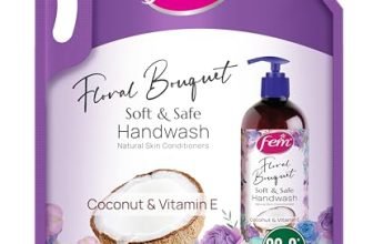 DABUR Fem Floral Bouquet Soft & Safe Handwash – 1500 Ml | Germ Protection | Enriched With Goodness Of Coconut Milk & Vitamin E | Long Lasting Fragrance (Pack of 1)