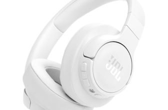 JBL Tune 770NC, BITA Award Winner- Most loved Over Ear Wireless Headphones, True Adaptive Noise Cancellation, Ambient aware,70H Battery, Speed Charge, Google Fast Pair, Multipoint Connect,BT 5.3-White