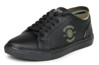 Lee Cooper Men’s LC4853A Leather Casual Shoes_Black_44