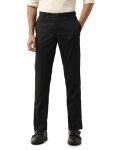 Arrow Men’s Checked Tapered Fit Trousers (ARAEOTR1922_Black_34)