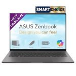 ASUS Zenbook S14 (2026),Smartchoice,Intel Core Ultra 9 (Series 3),16GB RAM,512GB SSD, 3K OLED,Touchscreen, 14″(35.5 cm),Win 11,M365 Basic(1Y),Office 2024,Gray, 1.2 Kg, UX5406AA-SU362WS, Copilot+ PC