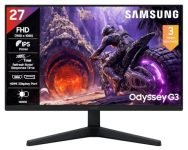 Samsung 27″ (68.4cm) Odyssey G3 IPS Gaming Monitor|FHD 1920 X 1080| IPS Panel | 200Hz | 1ms | HDR10 | FreeSync Premium|Ports-DP,HDMI,Headphone|16.7 Million Colors|Tilt Adjustable|LS27HG300EWXXL|Black