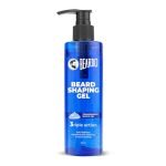 Beardo Beard Shaping Gel, 200ml | 3riple Action Transparent Shaving Gel for Men | Shaving gel with Anti-Redness, Calming, Intense Cooling | Suitable for Sensitive Skin