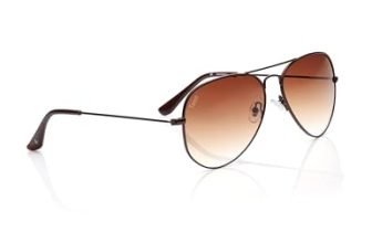 Fastrack Tees Brown Aviator Sunglasses for unisex