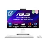 ASUS V470 (2026),i7-14th Gen,Intel Core 7 240H,16GB RAM (Upgradeable),512GB SSD,FHD,27″(68.5 cm),Win 11,M365 Basic(1Y),Office 24,White,7.07 Kg,V470VA-KWC7004WS,with Keyboard & Mouse,All in One PC
