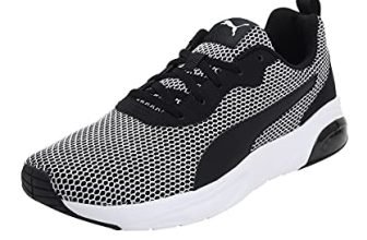 Puma Cell Scion Running Shoe, Puma Black-Puma White, 6
