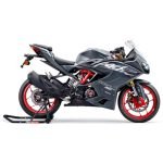 TVS Apache RR 310 Motorcycle W Quickshifter Ex-Showroom Booking (Bomber Grey)